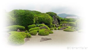 Un jardin de maison de samurai à Chiran