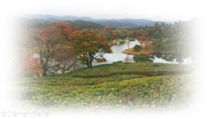 Paysage de la Villa Shugaku-in à Kyoto